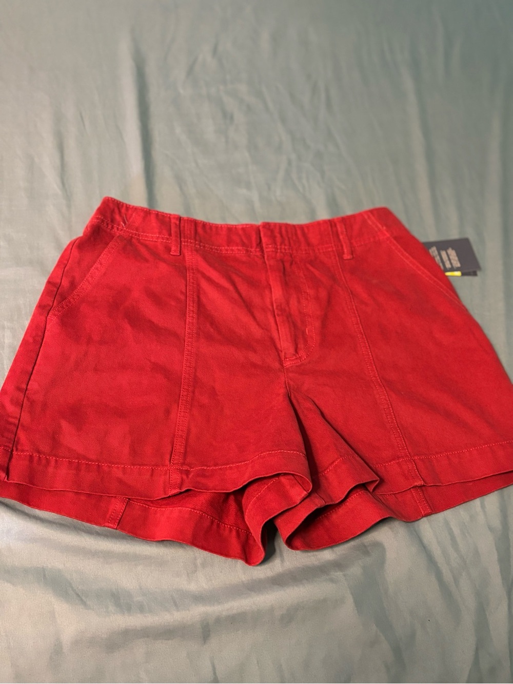 Universal Thread Red High-Waist Pull-On Shorts